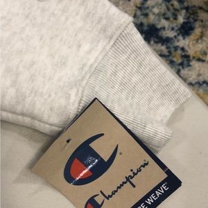 Champion Grey V Neck sweat shirt.
